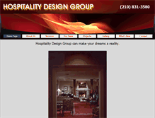 Tablet Screenshot of hospitalitydesigngroup.com
